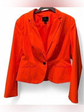 Worthington Neon Orange Blazer